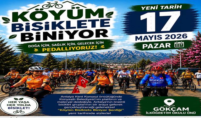 ‘Köyüm Bisiklete Biniyor Şenliği’ 17 Mayıs'ta