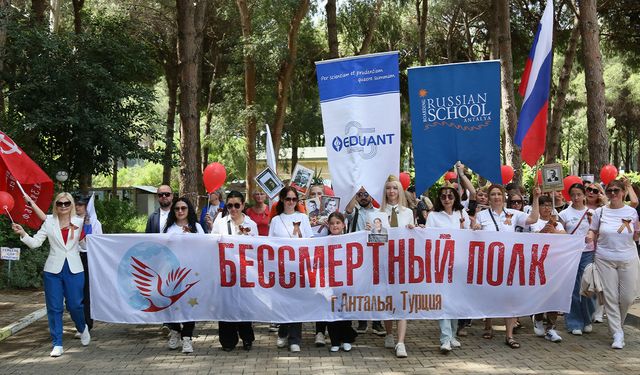 Rusya'nın Zafer Bayramı Antalya'da kutlandı
