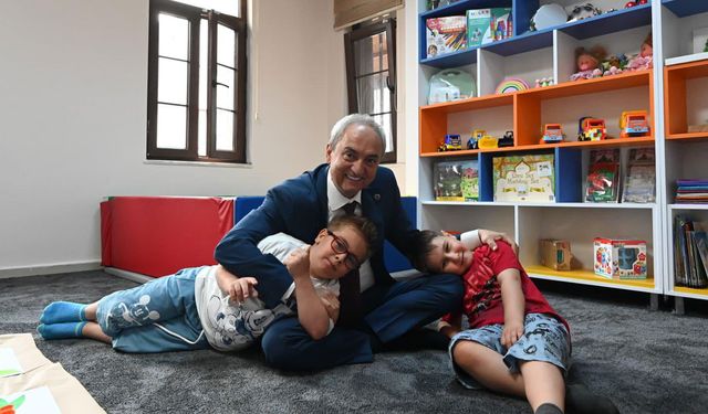 Başkan Kocagöz çocuklarla Mola Evi’nde buluştu