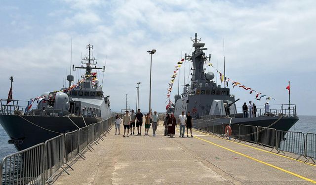 'TCG Tarsus' ve 'TCG İmbat' ziyarete açıldı