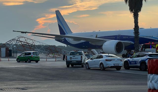 Antalya Havalimanı’nda korkutan olay