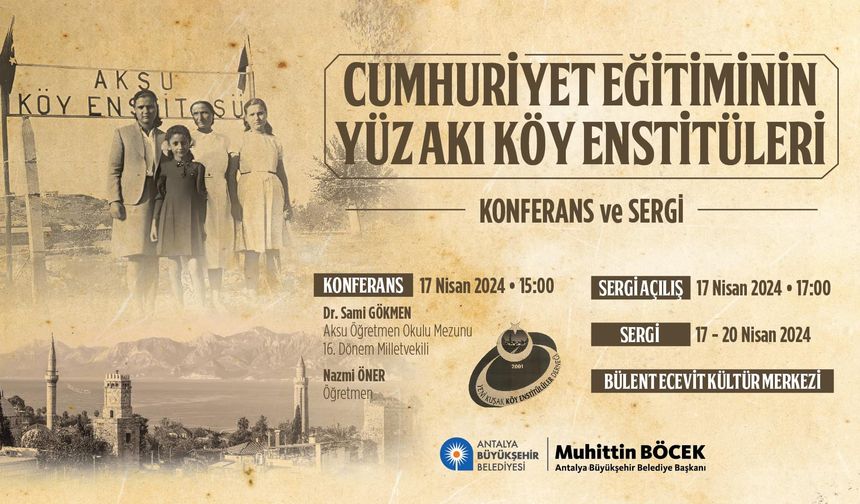 Antalya Köy Enstitülerini unutmadı