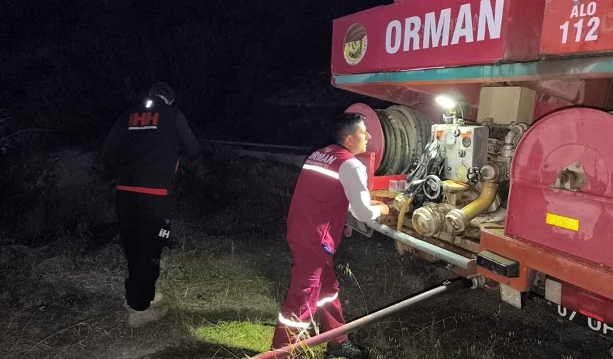 Muz serasında çıkan yangın 6 saatte söndürülebildi