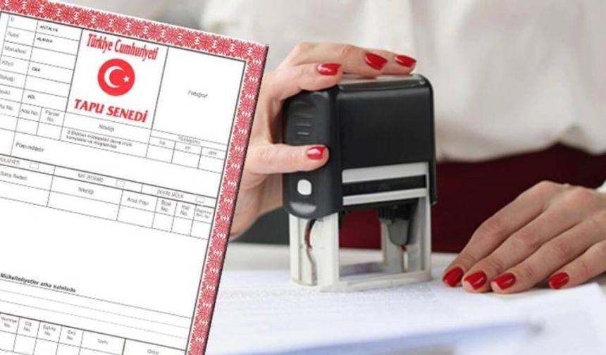 Yıllardır beklenen tapular geliyor