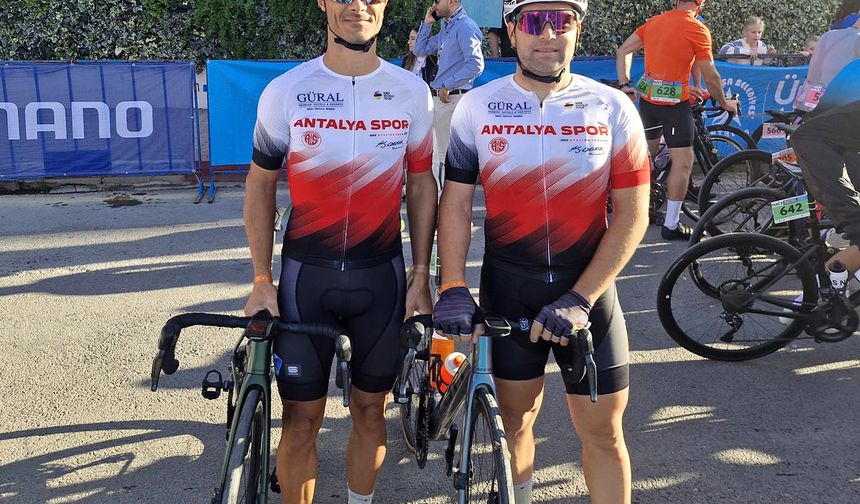 Antalyaspor’un tecrübeli pedalı Nuri Acar Gran Fondo Antalya’da zirvede