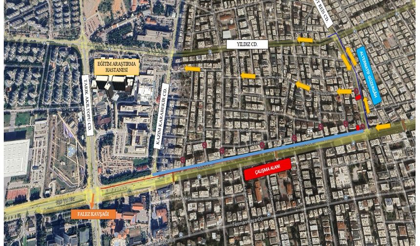 100. Yıl Bulvarı çalışmalar için kapanıyor