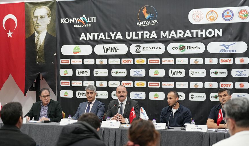 Antalya Ultra Maratonu'na geri sayım