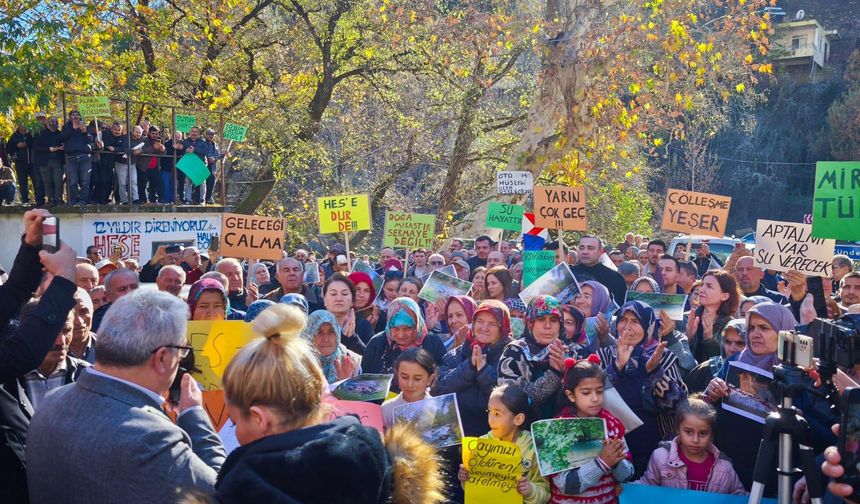 Alara'da  HES'e karşı ikinci halk mücadelesi başladı