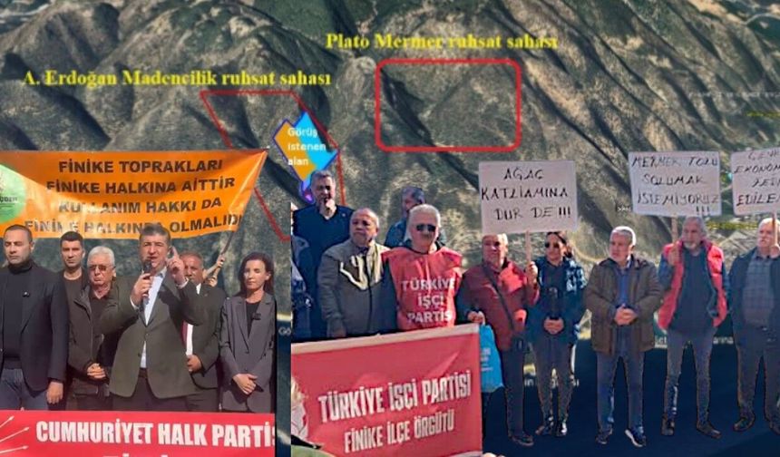 Gökliman’da mermer taş ocağına karşı ortak mücadele: Finike ayakta