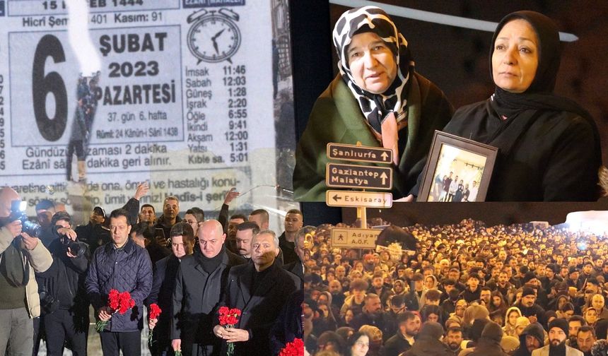 6 Şubat depremlerinin üçüncü yılı… Kayıplar sessiz yürüyüşlerle anıldı