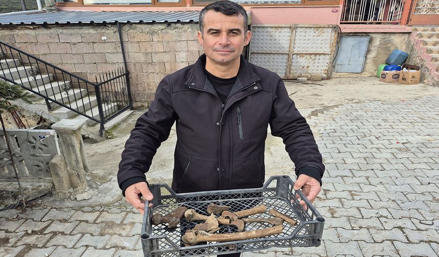 Sular çekildi, insan kemikleri ortaya çıktı