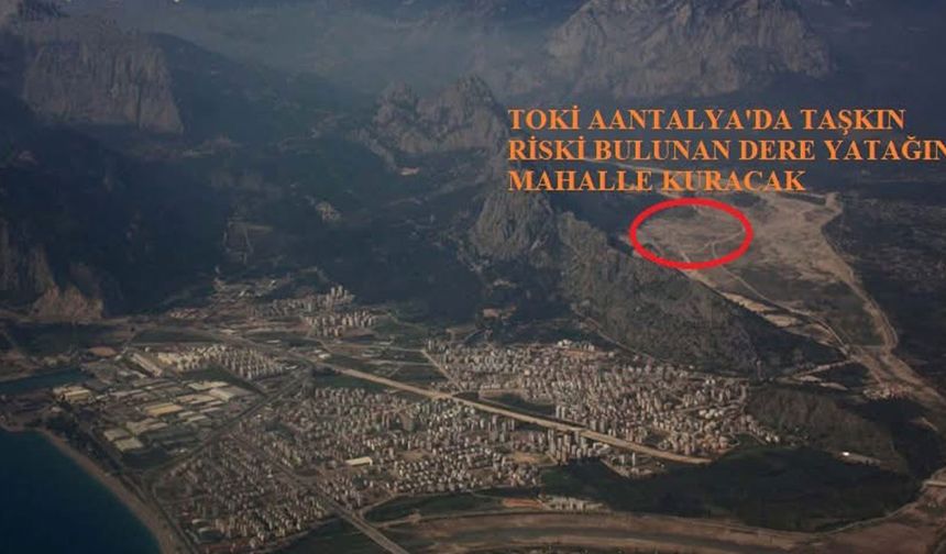 Dere yatağındaki TOKİ projesini mahkeme durdurdu!