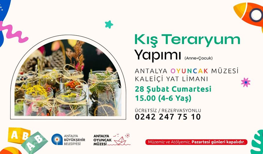 Minikler Cam Fanusta Kendi Kış Dünyalarını Kuracak