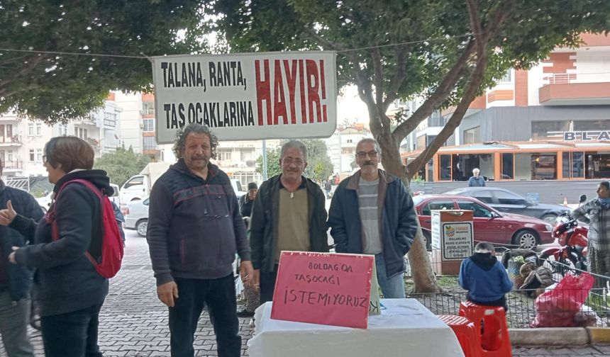 TİP'ten “Talana, ranta, taşocaklarına hayır” kampanyası
