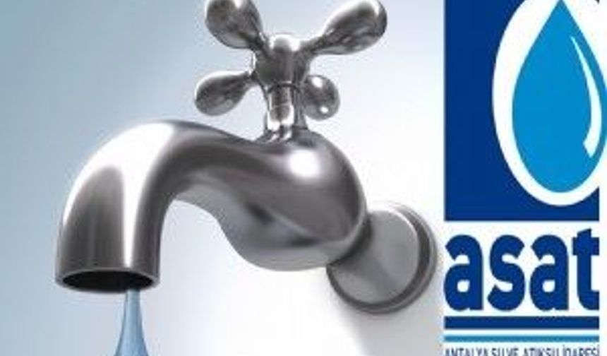 Antalya'da 10 saatlik su kesintisi