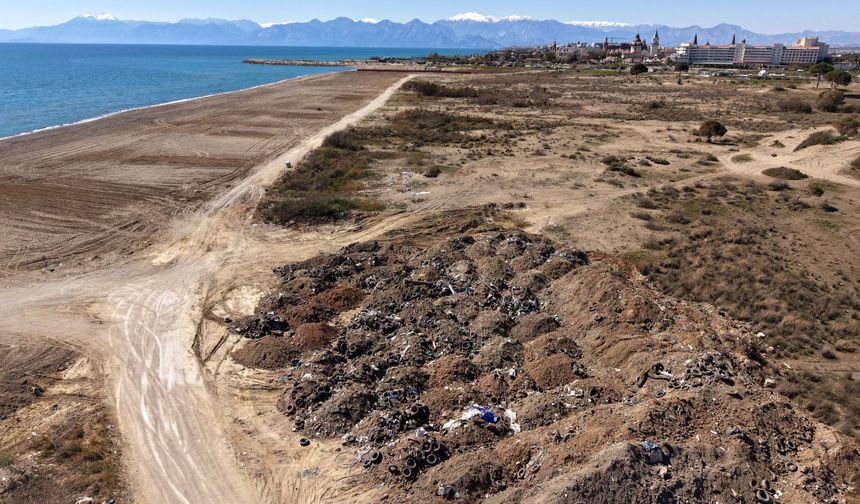 Kumköy Sahili’nde Caretta yuvalarının altında 1500 foseptik