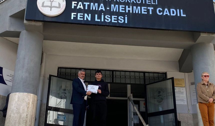 ABD'den madalya ile döndü