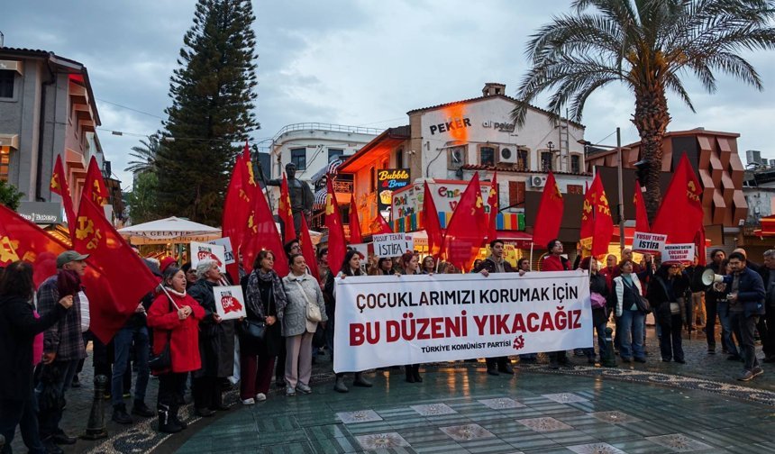 TKP Antalya’dan yürüyüş: “düzeniniz batsın, çocuklar yaşasın”