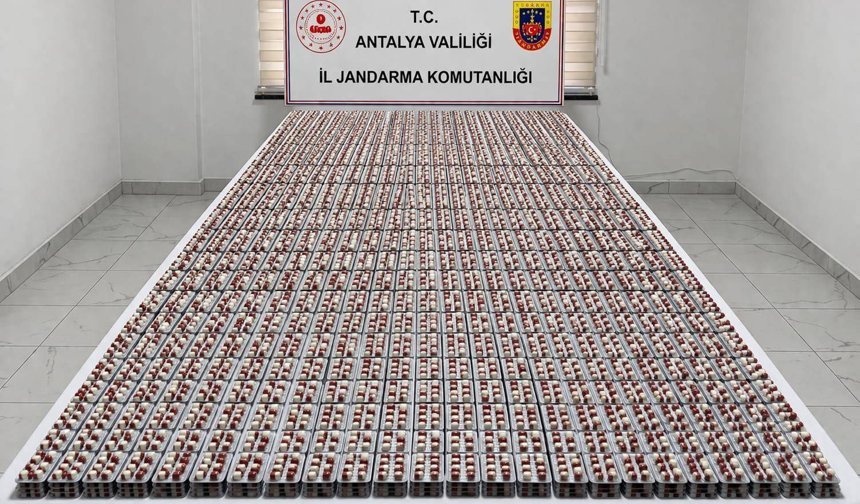 425 bin sentetik hap ele geçirildi