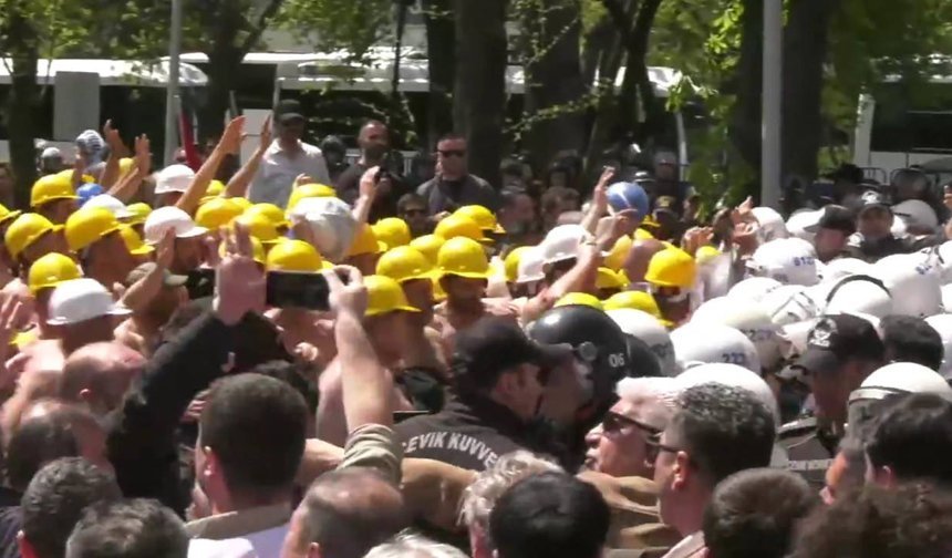 Maden işçilerine Ankara’da bir kez daha müdahale