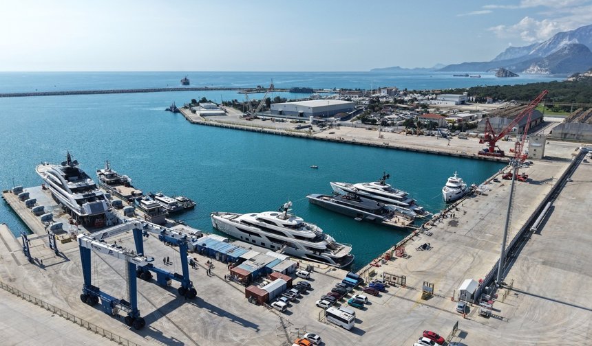 Antalya Türkiye'yi lüks yat üretiminde dünya ikinciliğine taşıdı