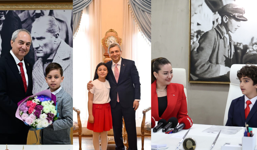 Antalya’da 23 Nisan’da koltuklar çocuklara emanet