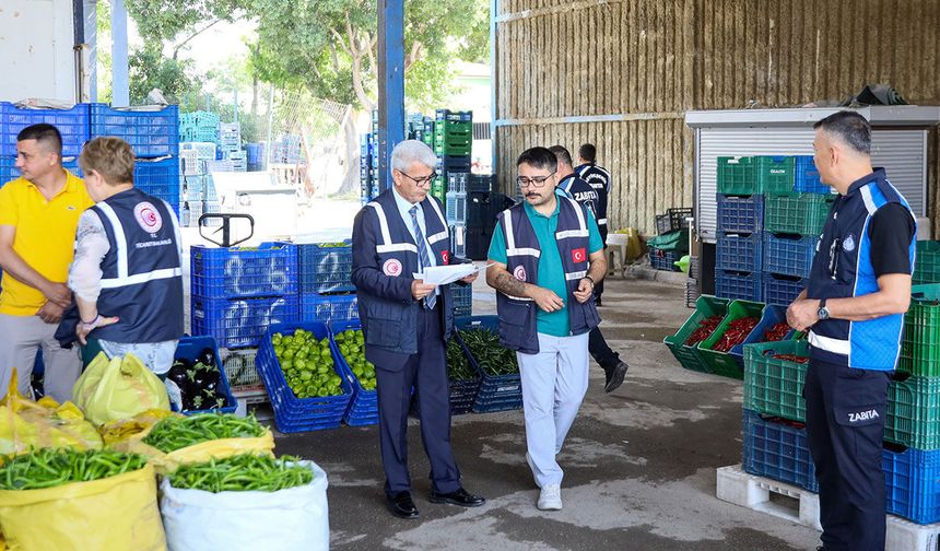 Toptancı halinde fahiş fiyat denetimi
