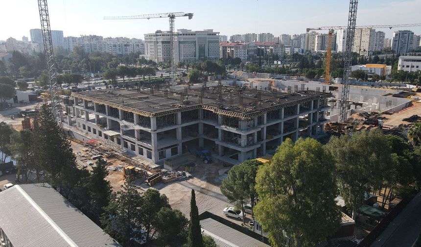 Hastane inşaatının yüzde 30'u tamamlandı
