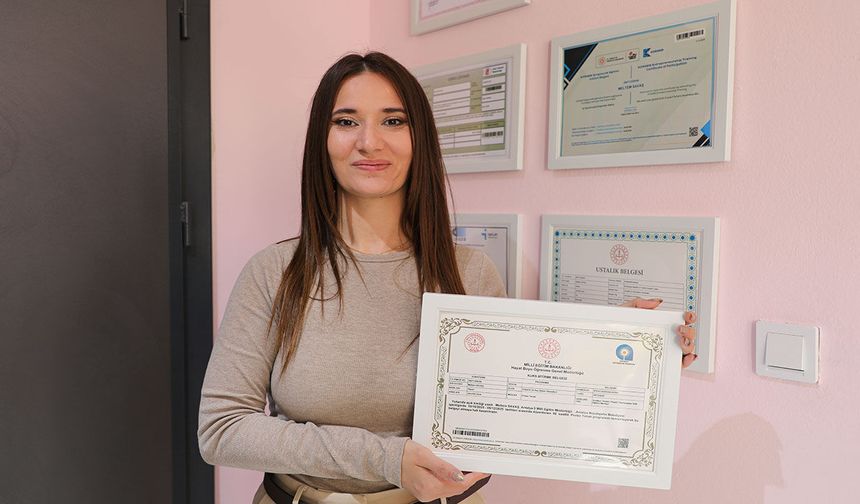 Kursla gelen başarı: Kendi işini kurdu
