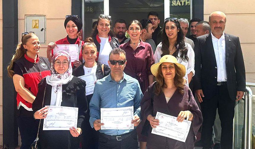 Korkuteli'de mantar yetiştiriciliğine sertifika
